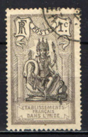 INDIA FRANCESE - 1914 - BRAHAMA - USATO - Usados