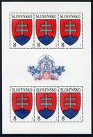 SLOVAKIA 1993 Arms Of The Republic Sheetlet MNH / **.  Michel 162 Kb - Unused Stamps