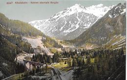 ALBULABAHN → Kehren Oberhalb Bergün, Lichtdruch Ca.1920 - Bergün/Bravuogn