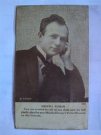 Usa Mischa Elman Ucrania Violinist Victor Records Publicity Postcard Early - Autres & Non Classés