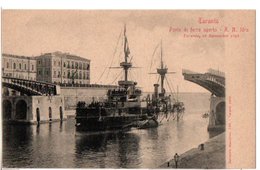 TARANTO-PONTE DI FERRO APERTO R. N. JDRA 16/11/1898 - Taranto