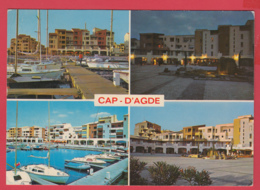 CP-34- CAP-D'AGDE - Multivues - Port Et Architecture 2 SCAN- - Ganges