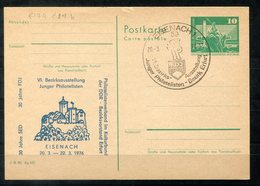 5446 - DDR - Ganzsache P79 Mit Priv. Zudruck - SoSt. Eisenach (Wartburg) - Privatpostkarten - Gebraucht