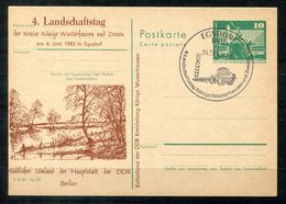 5448 - DDR - Ganzsache P79 Mit Priv. Zudruck - SoSt. Egsdorf (Königs Wusterhausen - Zossen) - Privatpostkarten - Gebraucht