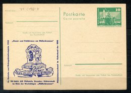 5449 - DDR - Ganzsache P79 Mit Priv. Zudruck - Ungebraucht (Dresden-Kirmes-Müllerbrunnen) - Private Postcards - Mint