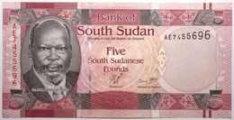 Soudan Du Sud - 5 Pounds - 2011 - PICK 6a - NEUF - South Sudan