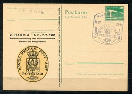 5461 - DDR - Ganzsache P84 Mit Priv. Zudruck - SoSt. Falkensee (Potsdam - Seegefeld) - Privatpostkarten - Gebraucht