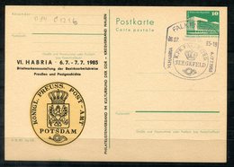 5461 - DDR - Ganzsache P84 Mit Priv. Zudruck - SoSt. Falkensee (Potsdam - Seegefeld) - Cartoline Private - Usati