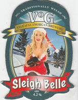 VALE OF GLAMORGAN BREWERY (BARRY, WALES) - SLEIGH BELLE - PUMP CLIP FRONT - Enseignes