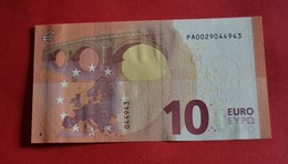 10 EURO NETHERLANDS P001C1 - Draghi - P001 C1 - PA0029044943 - UNC - NEUF - FDS - 10 Euro
