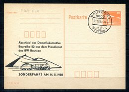 5484 - DDR - Ganzsache P86 II  Mit Priv. Zudruck - Tagesstempel Bautzen (Lokomotive-Eisenbahn-Railway-Chemin De Fer) - Private Postcards - Used