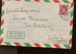 1949. Cover From Eritrea To Genova Italia - Unclassified