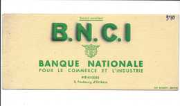 BUVARD Ancien B.N.C.I -pithiviers - Banque & Assurance