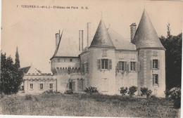 YZEURE  SUR CREUSE 37  INDRE ET LOIRE  CPA  LE CHATEAU DE  PERE - Andere & Zonder Classificatie