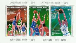 Grèce - Griechenland - Greece Bloc Feuillet 1987 Y&T N°BF6 - Michel N°B6 *** - Championnat D'Europe De Basket Ball - Blocs-feuillets