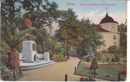 Zittau - Park Mit König Albert Denkmal - Zittau