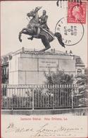 LA - Louisiana New Orleans Jackson Statue Andrew Jackson 1909 United States USA Old Postcard (In Very Good Condition) - New Orleans