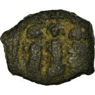 Monnaie, Héraclius, Héraclius Constantin Et Martine, Follis, 627-628 - Bizantinas