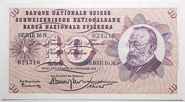 Suisse - 10 Francs - 1959 - PICK 45e.2 - TTB+ - Suisse