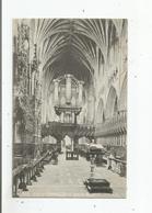 EXETER CATHEDRAL THE CHOIR (ORGAN) - Exeter