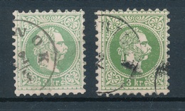1867. Typography 2x3kr Stamps - ...-1867 Préphilatélie