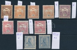 ** * 1909 Turul összeállítás Sok Jó Darabbal, Közte 2 Db 2K (90.000) - Sonstige & Ohne Zuordnung