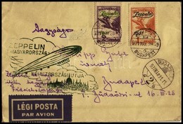 1931 Zeppelin Magyarország - Németországi útja Levél 1P és 2P Zeppelin Bérmentesítéssel - Other & Unclassified