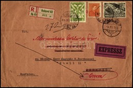 1936 Expressz Ajánlott Levél Orsovára - Autres & Non Classés