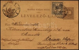 1900 Vegyes Bérmentesítés: 2kr Díjjegyes Milleniumi Képeslap Turul 1f Díjkiegészítéssel, 'BUDAPEST - ODERBERG 37.' Vasút - Sonstige & Ohne Zuordnung