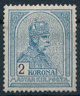 ** 1913 Turul 2K Fekvő Vízjellel (52.000) (enyhe Ránc / Light Crease) - Autres & Non Classés