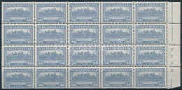 ** 1926 Pengő-fillér 46f 20-as Tömbben (56.000) (ráncok / Creases) - Other & Unclassified