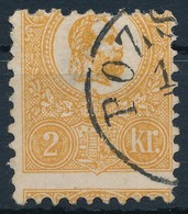 O 1871 Kőnyomat 2kr Képbe Fogazott Bélyeg 'POZS(ONY)'   (26.500) (elvékonyodás / Thin Paper) - Sonstige & Ohne Zuordnung