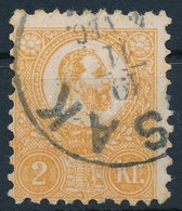 O 1871 Kőnyomat 2kr '(SI)SAK VEC.' (26.500) (elvékonyodás / Thin Paper) - Other & Unclassified