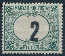 ** 1913 Zöldportó 2f álló Vízjellel, A Keretre Tolódott értékszámmal (10.000+++) - Other & Unclassified