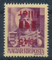 ** 1945 Kisegítő I 40/24 Fillér Fordított Felülnyomás (12.000) - Otros & Sin Clasificación