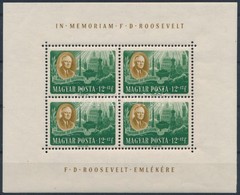 ** 1947 Roosevelt 12f Kisív - Sonstige & Ohne Zuordnung