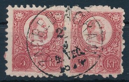 O 1871 Réznyomat 5kr Pár 'ZAGREB -AGRAM VEC.' - Other & Unclassified