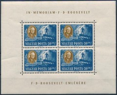 ** 1947 Roosevelt 30f Kisív ( Ránc / Crease) - Autres & Non Classés