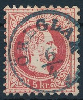 O 1867 5kr Kék  'ÖREGLAK' (Gudlin 500 Pont) - Sonstige & Ohne Zuordnung