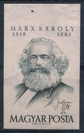 ** 1953 Karl Marx Vágott Bélyeg (8.000) - Sonstige & Ohne Zuordnung