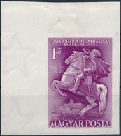 ** 1955 Postamúzeum ívsarki Vágott Bélyeg, ívszélen Falc (6.000) - Autres & Non Classés