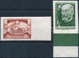 * 1957 Eszperantó Mozgalom ívszéli Vágott Sor (**10.000) - Other & Unclassified