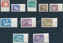 ** * 1961 Várak (II.) ívszéli Vágott Sor (16.000) (1Ft, 2Ft, 2,60Ft, 4Ft Postatiszta / MNH) - Sonstige & Ohne Zuordnung