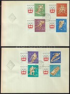 1963 Téli Olimpia (II.)- Innsbruck Vágott Sor 2db FDC-n (3.500) - Other & Unclassified