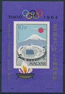 ** 1964 Olimpia (II.) - Tokió Vágott Blokk (5.000) - Autres & Non Classés