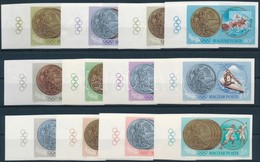 ** 1965 Olimpiai érmesek (I.) - Tokió ívszéli Vágott Sor (4.000) - Sonstige & Ohne Zuordnung