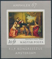 ** 1967 Festmény (II.) - Amphilex Vágott Blokk (4.000) - Sonstige & Ohne Zuordnung