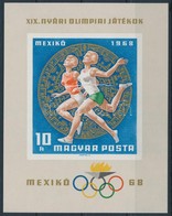 ** 1968 Olimpia (III.) - Mexikó Vágott Blokk (4.500) - Sonstige & Ohne Zuordnung