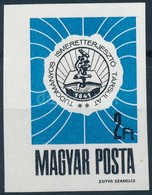 ** 1968 Események (VI.) - Tudományos Ismeretterjesztő Társulat Vágott Bélyeg - Sonstige & Ohne Zuordnung