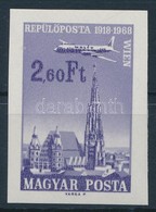 ** 1968 Az 1966/1967. Repülő (VII.) Kiegészítő értéke Vágott Bélyeg (4.000) - Autres & Non Classés